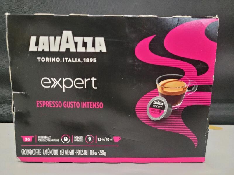 [BB 2023 JN 30] 36 Lavazza Espresso Gusto Intenso Coffee Pods . For Use with Lavazza Expert Machines . Sealed
