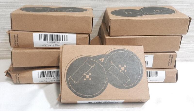 9 As New Royal GR1 Black Typewriter Ribbons