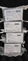 4 New Packs Corning Biocoat 384 Well Black/Clear Plate with Lid - Lab Equipment