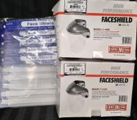 New Face Shields & 2 Protective Eye & Face Shields (windows Not Included)