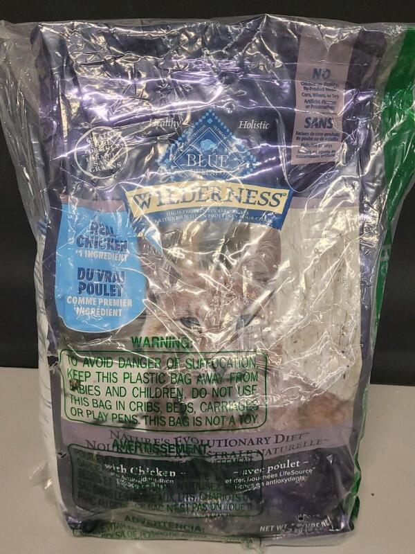 [BB 2025 DEC 28] Blue Buffalo Wilderness Dry Chicken Cat Food , 2.2kg (5lb) Bag .