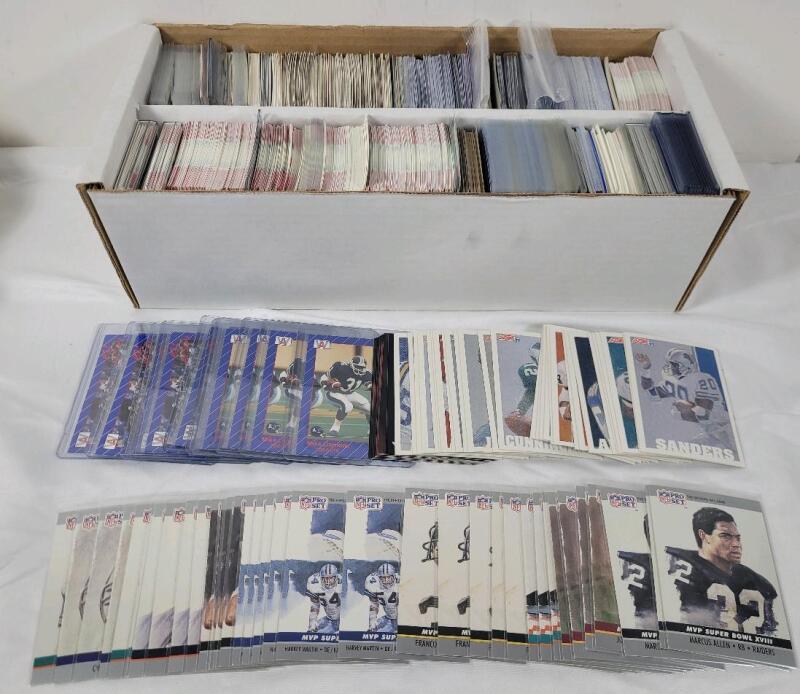 1990s NFL & CFL Football Trading Card Singles , 650+ Trading Cards