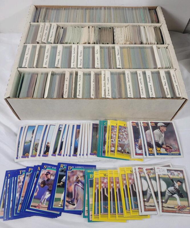 1990s MLB Baseball Trading Card Singles , 1200+ Trading Cards . Upper Deck , Topps , Donruss , Bowman .