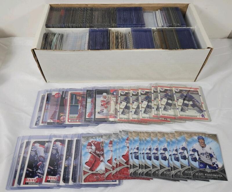 1990s/2000s NHL Hockey Trading Card Singles , 500+ Trading Cards . Upper Deck , Pinnacle , Pro Set , O Pee Chee