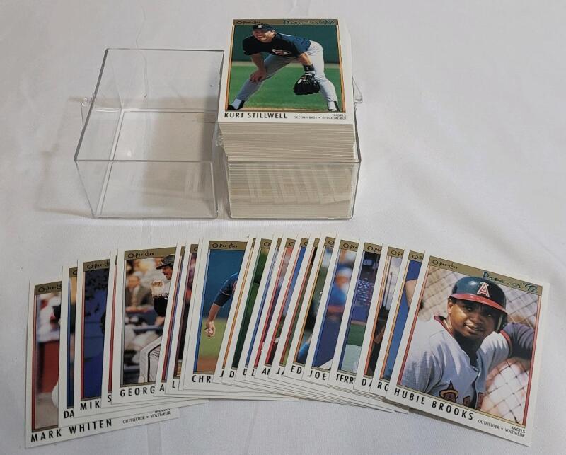 1992 O Pee Chee Premier MLB Baseball Trading Card Set , Complete