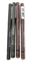 4 New ANNABELLE Beauty Retractable Eyeliners : Jet Black, Peacock & 2&times; Bronze Age