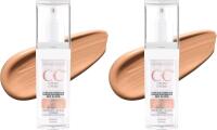 2 New MARCELLE CC Cream SPF 35, Medium to Dark, Complete Correction, Tinted Moisturizer, Non-Comedogenic, Perfume-Free, Paraben-Free, Oil-Free, Hypoallergenic, Cruelty-Free, 30 mL [EXP 2027]