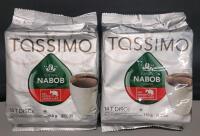[BB 2025 OC 24] 2-Packs Tassimo Nabob Colombian Coffee Pods , 28 Pods - 14-T Discs . Sealed Packs
