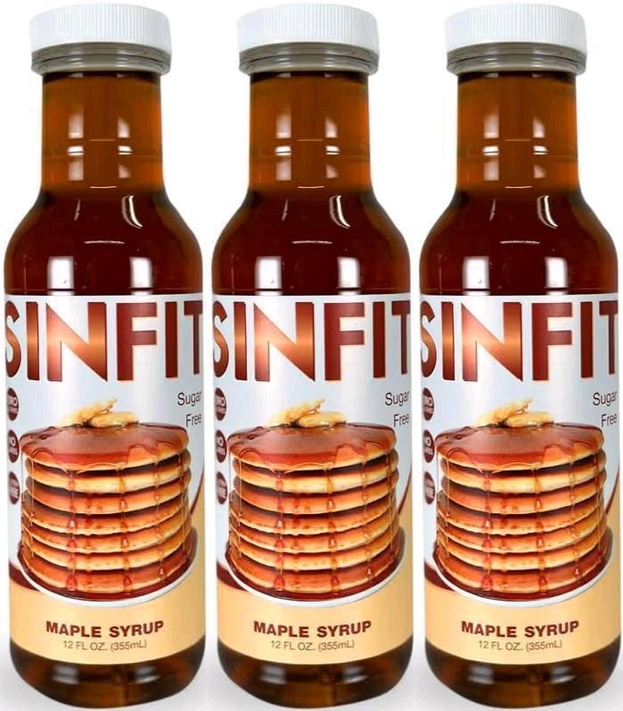 [BB 10/2025] 3 New SINFIT Zero Calorie Maple Syrups, No Carbs, Gluten Free
