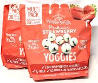 [BB 03/2025] 2 New Nature's Garden PROBIOTIC STRAWBERRY YOGGIES, 30 Pouches Each