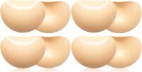 4 Pairs New Size C-D Cup Women's BALIWELL Double-Sided Sticky Bra Pads Inserts, Invisible Lift Push Up Adhesive Boob Breast Pads
