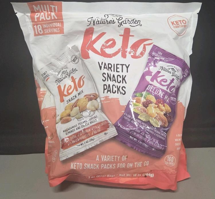 (BB 08/06/25) Nature's Garden Keto Variety Snack Packs