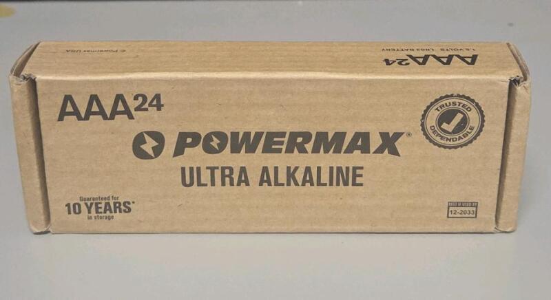New AAA24 PowerMax Ultra Akaline Battery