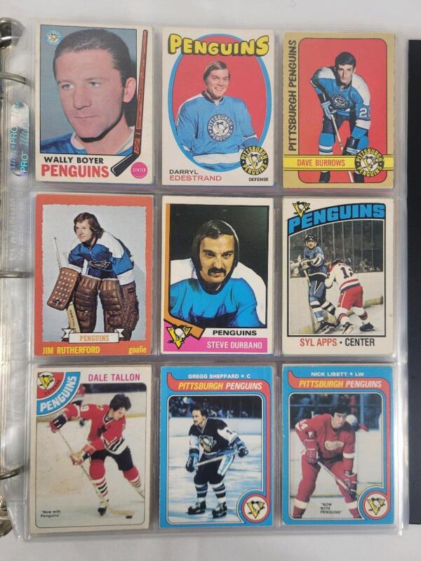 1969 - 2024 Pittsburgh Penguins NHL Hockey Trading Card Singles , 207 Trading Cards