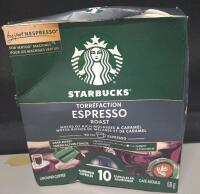 (BB21.01.2026) Starbucks Espresso Roast 10 Ground Coffee Pods
