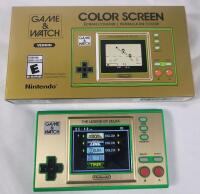 Nintendo Game & Watch " The Legend of Zelda " Handheld Game w/Original Box . Tested Working
