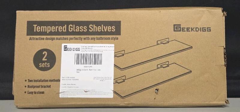 New GeekDigg Tempered Glass Shelves 2 Sets