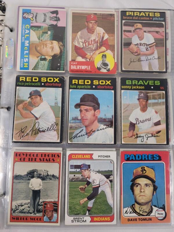 1960, 1963 & 1971-1992 Topps MLB Baseball Trading Card Singles , 108 Trading Cards