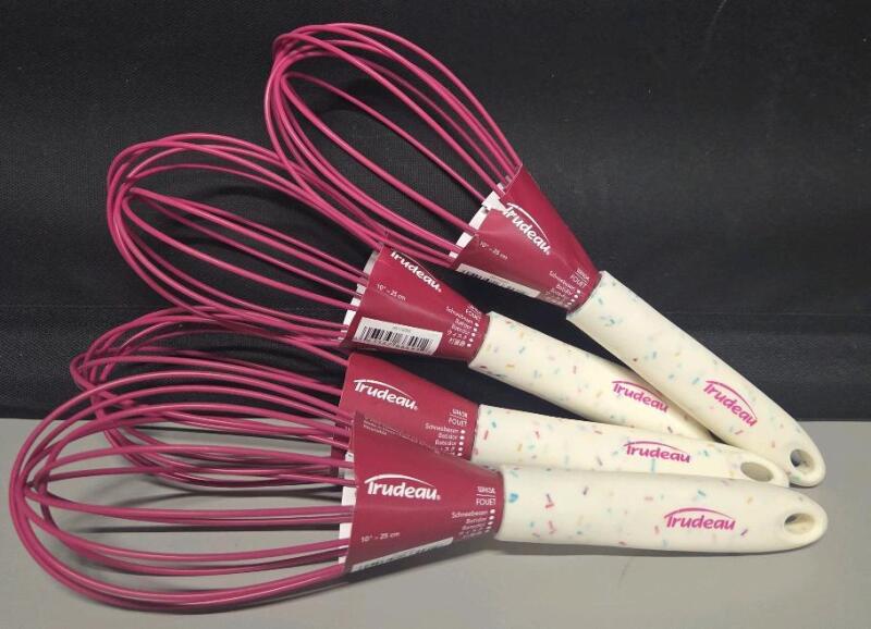 4 New Trudeau Kitchen Whisks