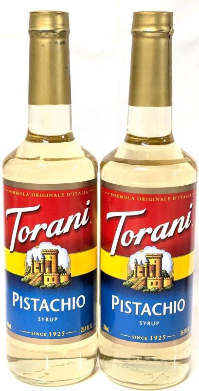 2 New TORANI Pistachio Flavor Syrups For Lattes, Iced Coffees, Hot Cocoas & More [BB 07/2026]