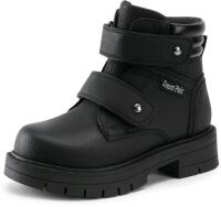 New Kids Size 9 DREAMPAIRS SDBB2403K Combat Motorcycle Boots Waterproof Ankle Dress Fall Winter Booties for Kids, Box Damaged in Transit, Boots Intact