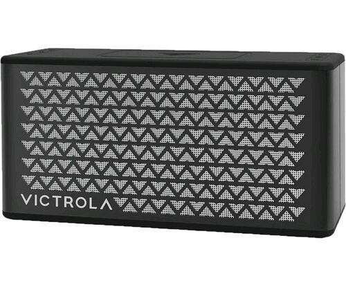 Nice! New VICTROLA Music Edition 2 Tabletop Bluetooth Speaker and Wireless Charger (Black)