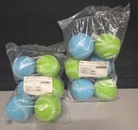 2 New 6pack kids Foam Baseballs