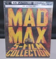 New - MAD MAX Blu-Ray 5-Film 4K Ultra HD Movie Collection . Sealed