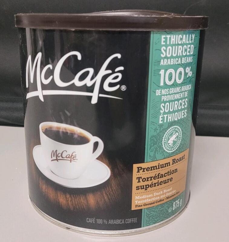 [BB 2025 DEC 27] McCafe Medium Dark Roast Fine Ground Coffee , 875g Tin . Sealed