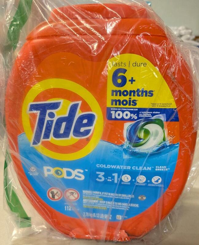 New Tide Pods Laundry Detergent.