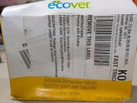 New Ecover Automatic Dishwasher Tablets.
