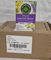 6 New Boxes Traditional Medicinals Organic Smooth Move Tea Bags with Senna - Relieves Occasional Constipation EXP Mar 2028