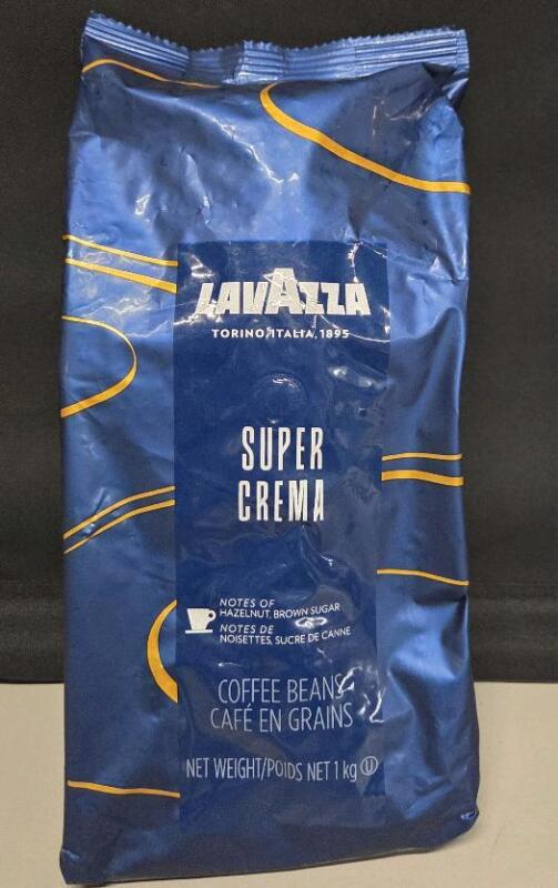 New LavAzza Torino Italia Super Crema Coffee Beans
