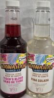 2 New Hawaiian Shaved Ice Premium Syrup - Tiger's Blood & Pina Colada