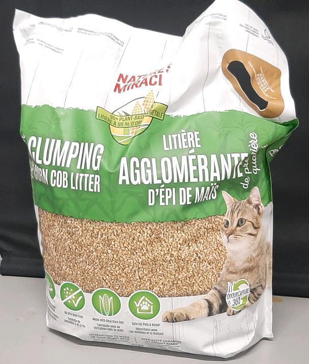 New Bag of Nature's Miracle Clumping Corn Cob Cat Litter