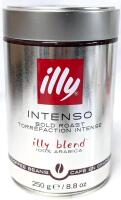 New ILLY Intenso Bold Roast 100% Arabica Whole Coffee Beans, Intense, Robust and Full Flavored With Notes of Deep Cocoa, 100% Arabica Coffee, No Preservatives, 250g Can [BB 04/2026]