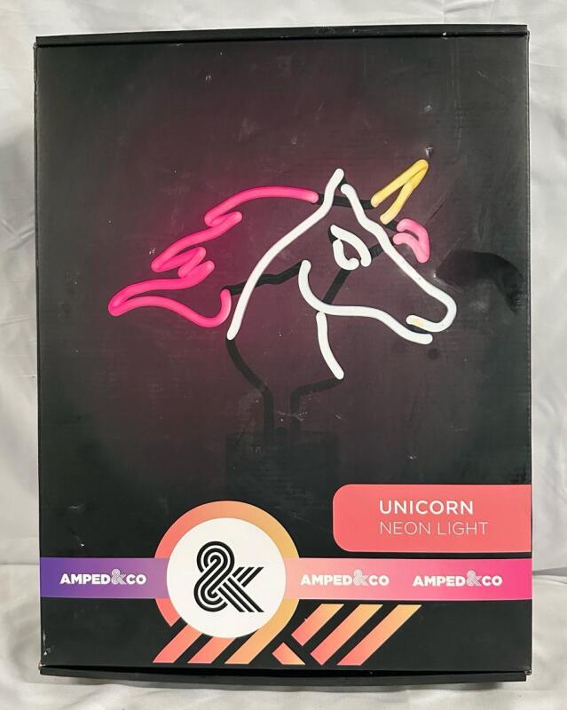 New In-Box Amped&Co Unicorn Neon Light