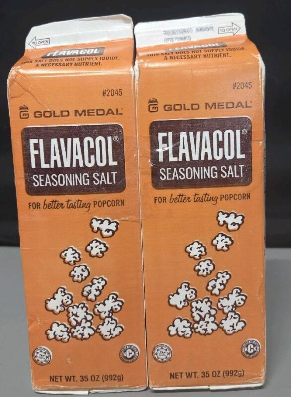 2 New Gold Medal Flacacol Seasoning Salt For Popcorn