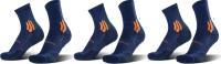 3 New Pairs Size XL (13-16M / 14-17W) BRISIRA Coolmax Bamboo Viscose Compression Running Socks Men Cushioned Anti Blister Athletic Tennis Golf Crew Quarter, Helps Prevent Blisters. Sweat & Odor