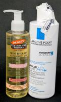 New LAROCHE POSAY Lipikar Baume AP+M Triple Action Balm [Missing Pump] & Palmer's Cocoa Butter Formula Skin Therapy Cleansing Oil [EXP 02/2027]