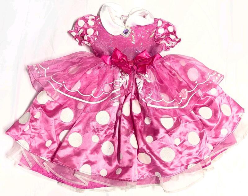 Size XS (3-4) Disney MINNIE MOUSE Princess Dress, Marker on Front