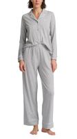 As-New Size MED Women's TOMMY HILFIGER Notch Collar Pajama Set, 2-piece, Sizing on Top Lighter Than Usual