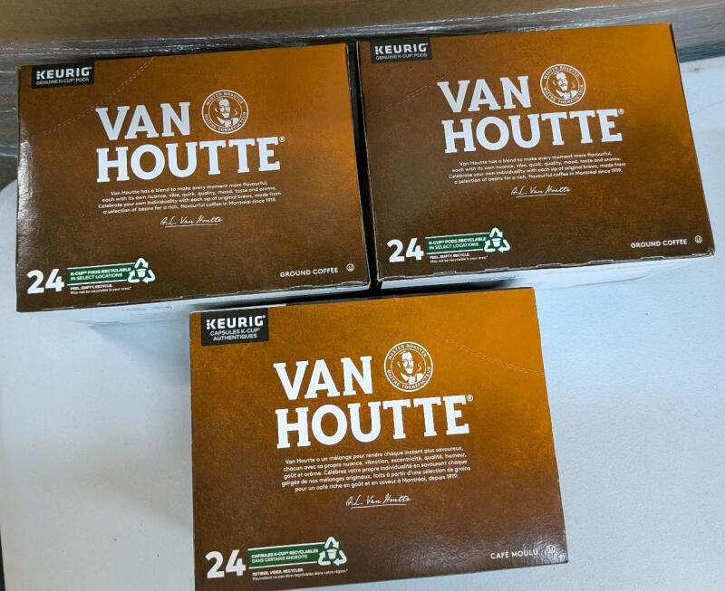 [BB 2024/OC/23] 72 New Van Houtte Keurig Pods. Light Roast