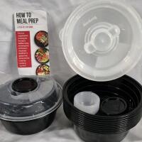 20 As New Goodcook Plastic Meal Containers - 10x 4cup & 10x 1oz Containers