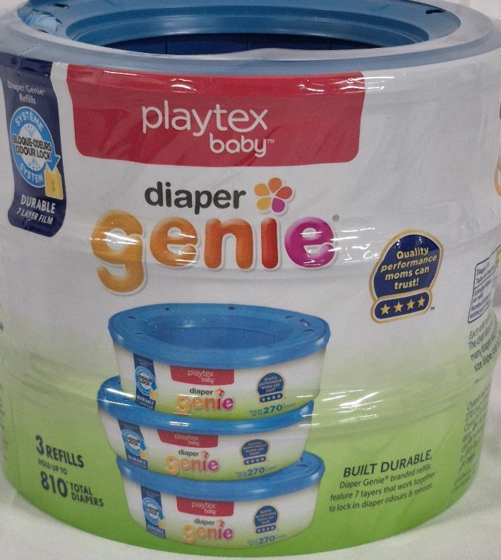 3 New Packs Playtex Baby Diaper Genie Pail System Refills