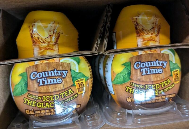 [BB 2025MR14] 12 New Country Tine Lemon Ice Tea Flavor Squeezers.