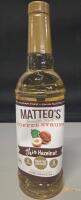 New Matteos Coffee Syrup Thin Hazelnut