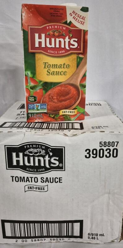 [BB 2024 MR 17] 6 New Hunt's Tomato Sauces Fat Free