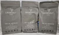 [BB 11/25] 3 New Lifeboost Coffee Beans - Decaf Medium