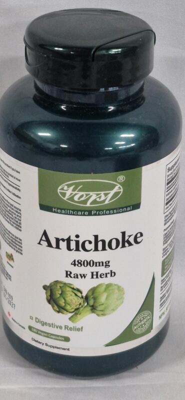 180 New Capsules Artichoke Dietary Supplement - Digestive Relief